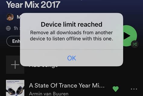 device limit reached